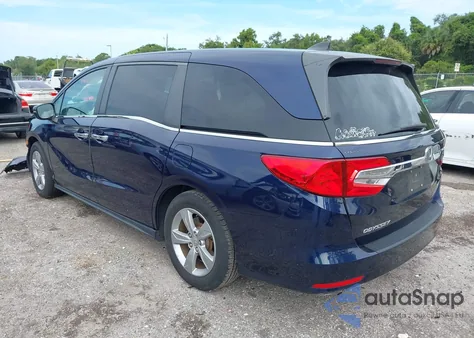 2019 Honda Odyssey Ex-L из США, поврежденный, VIN 5FNRL6H77KB012816